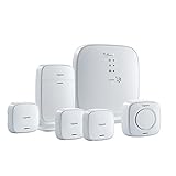 Gigaset Alarm System M - Smart Home Alarmsystem für ebenerdige Wohnungen und Einfamilienhäuser mit Basisstation, Türsensor, Bewegungssensor, Fenstersensoren und...