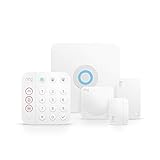 Ring Alarm Security Kit, 5-teilig (2. Gen.) von Amazon | Alarmanlage für dein Haus & Wohnung, Haustierfreundlich | Mit Tür-/Fensterkontakt, Bewegungsmelder,...